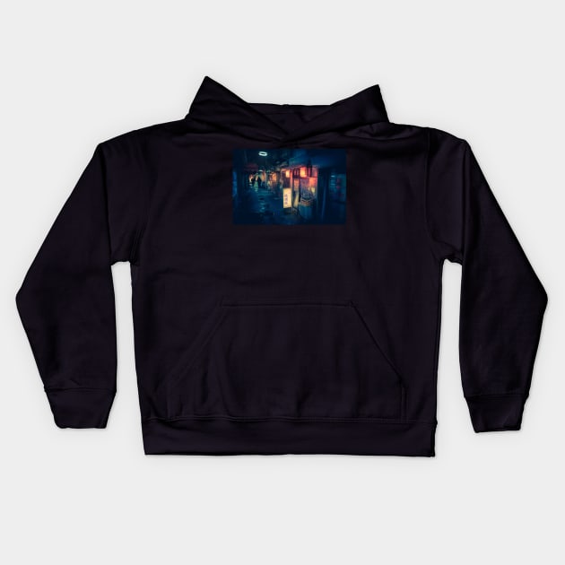 Hidden Bar, Tokyo Japan Kids Hoodie by TokyoLuv